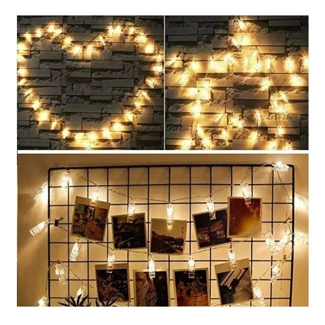 Guirnalda Led Porta Fotos 10pzs