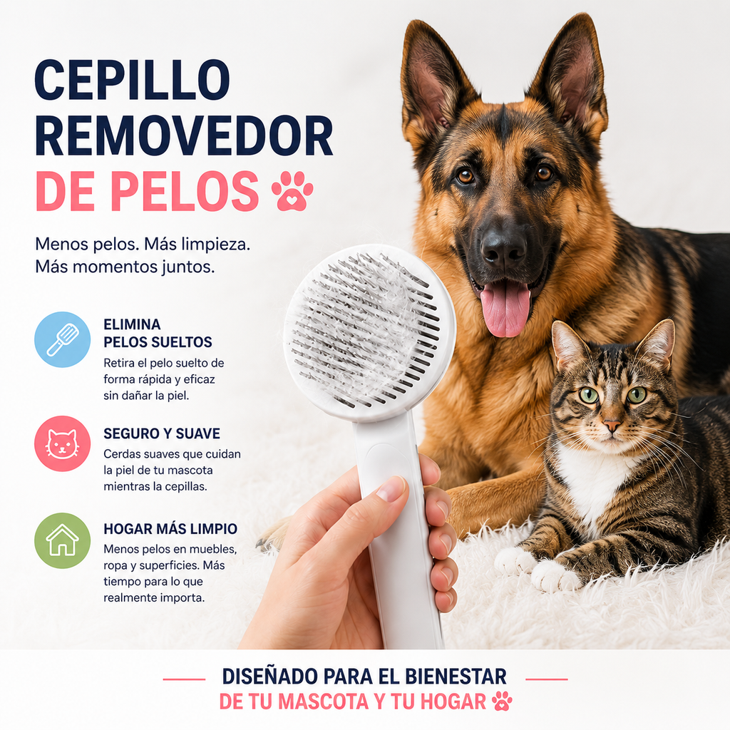 Cepillo Removedor Pelo de Mascotas