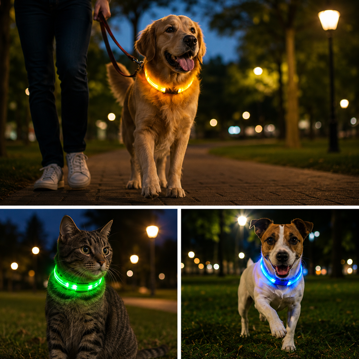 Collar Luminoso LED Recargable